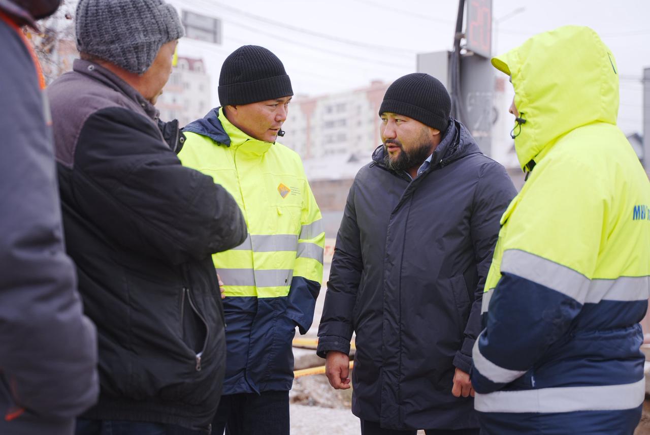 Капремонт улицы Ойунского: Мэр проверил ход строительства