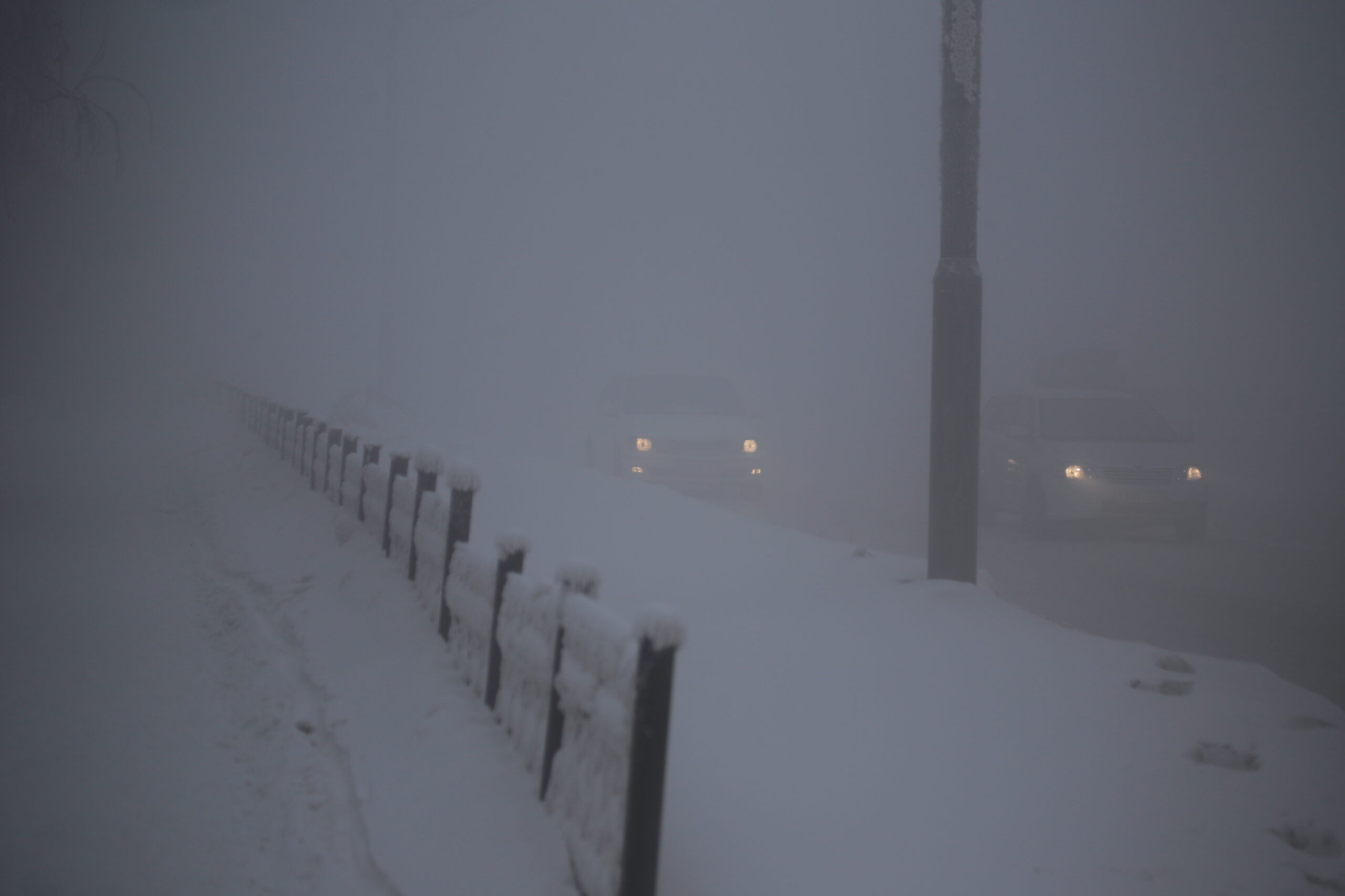 Температура стремительно падает: Сильный туман и -53°