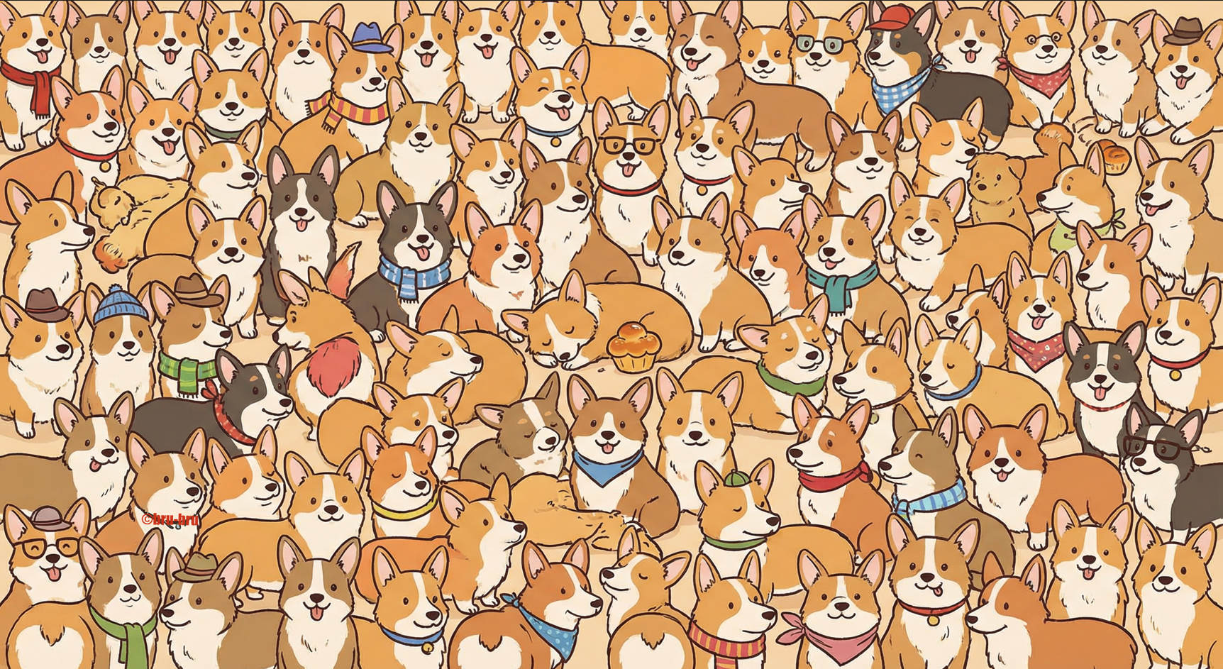 Найди щеночка на картинке: Пора испытать ваш мозг!