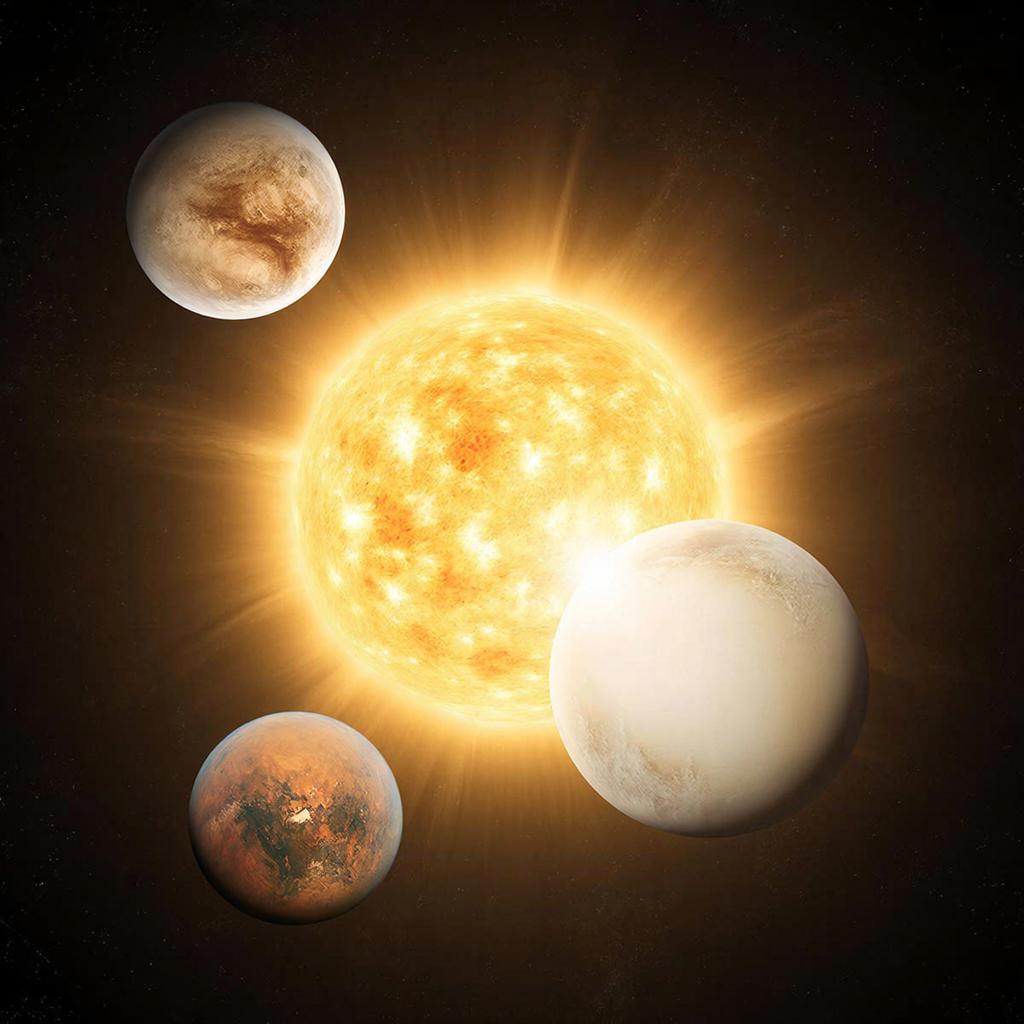 Три небесных тела сложатся в «Вифлеемскую звезду»