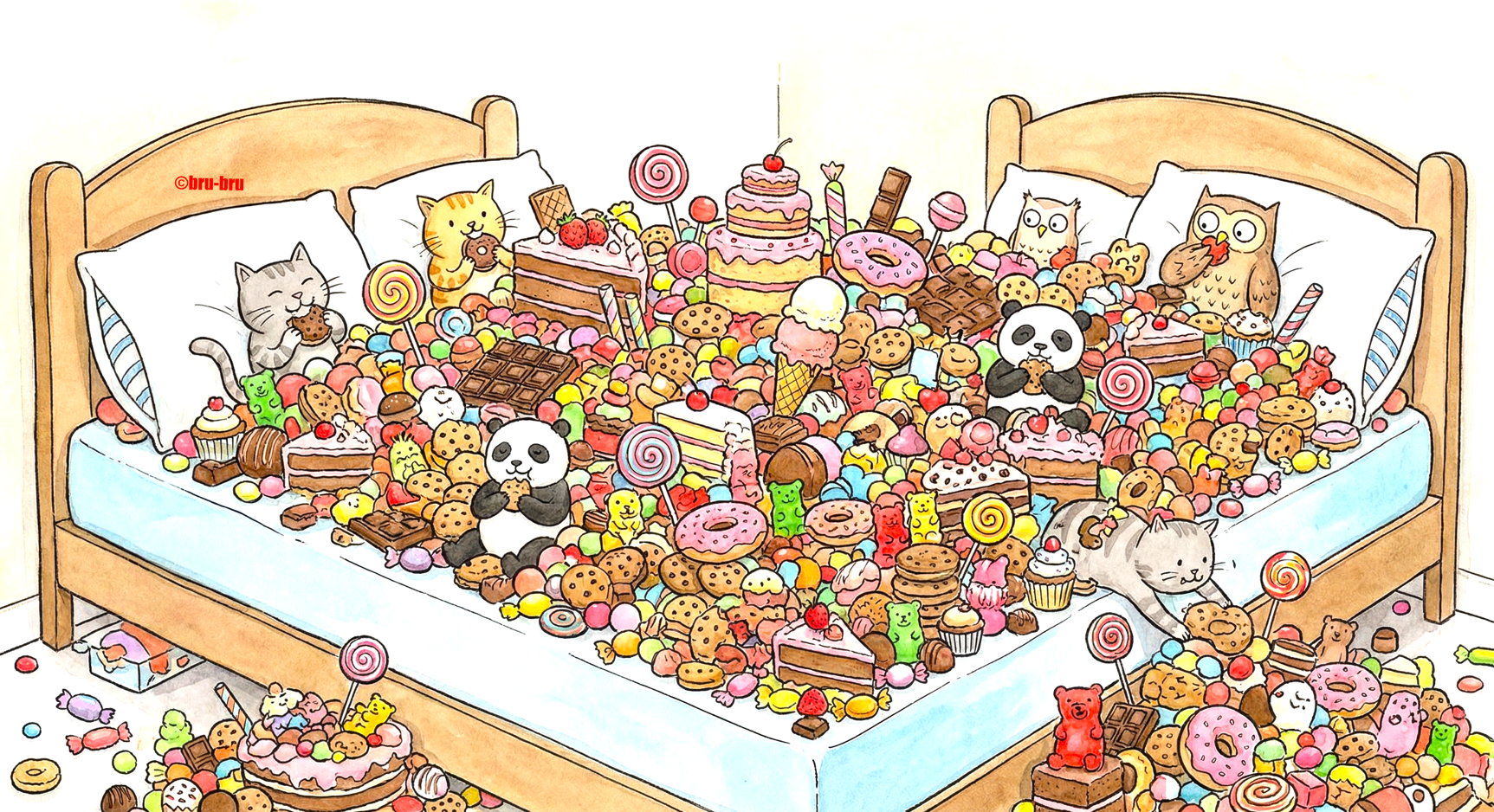 Найди кексы на картинке: Тренажер для мозга!