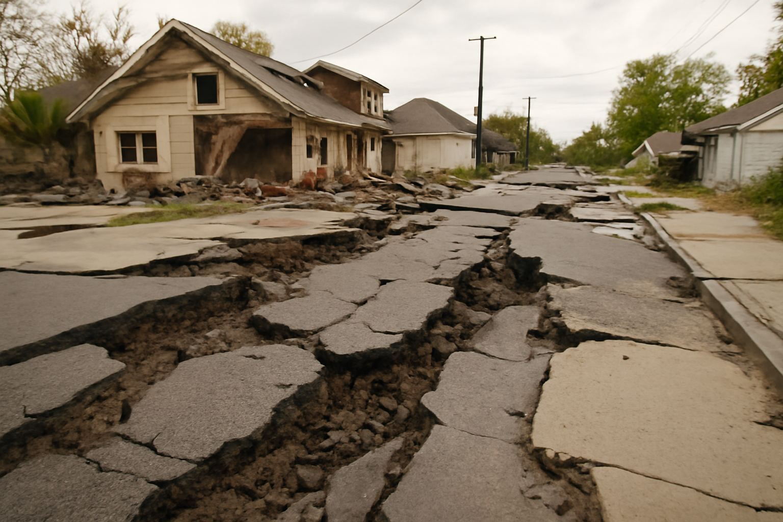 землетрясения в сша