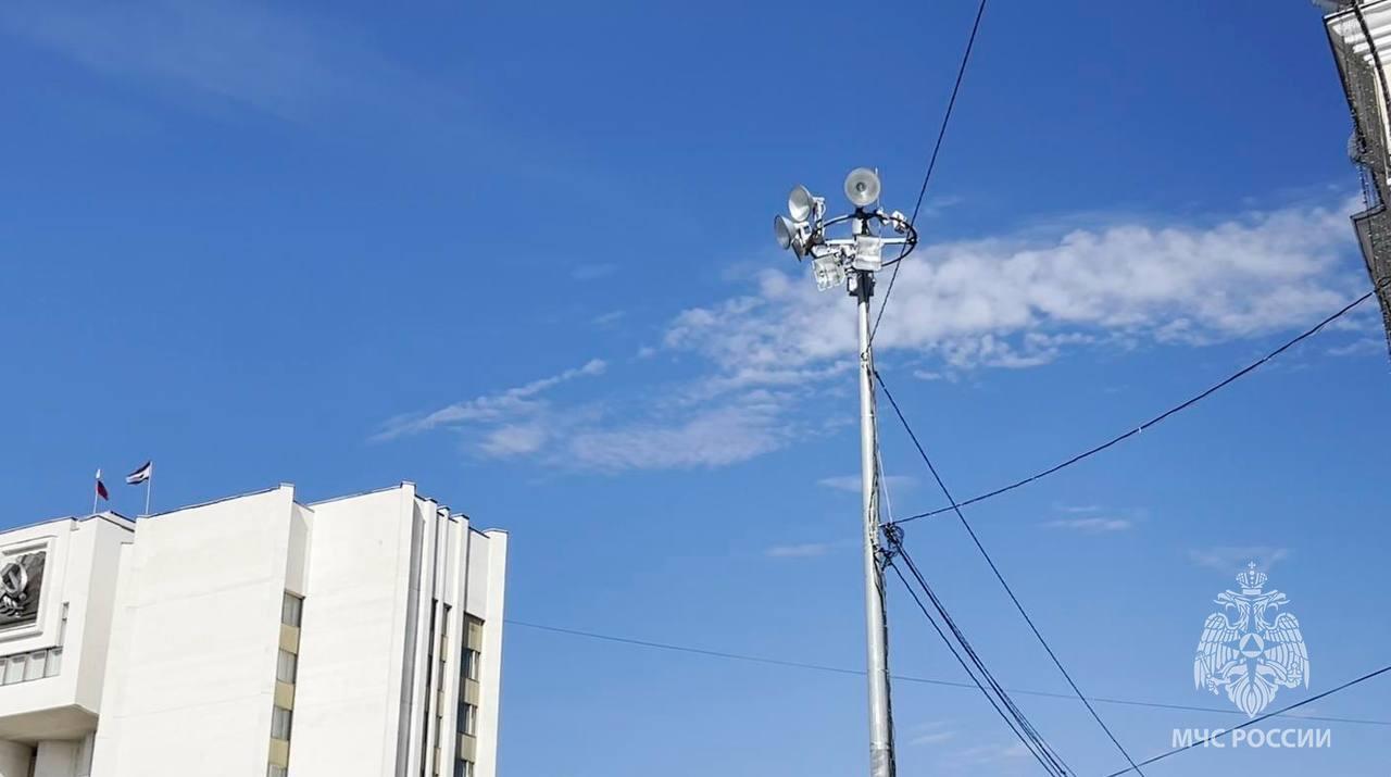 Сегодня зазвучат электросирены и громкоговорители